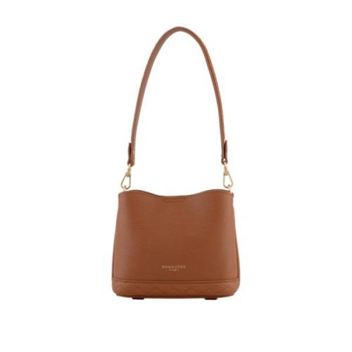 Pourchet Paris Nano Camel Crossbody Väska Brown, Dam