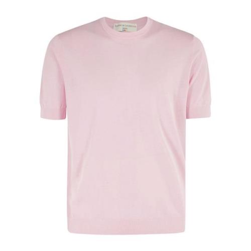 Filippo De Laurentiis Delave Crepe Krage Skjorta Pink, Herr