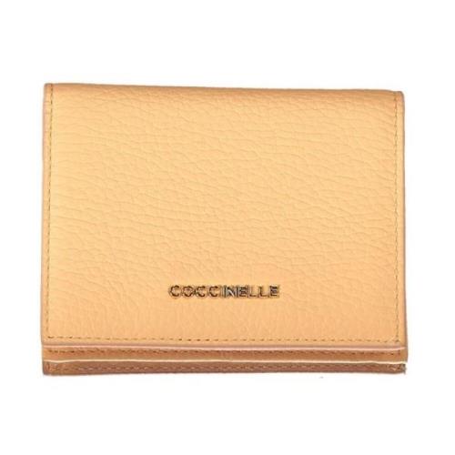 Coccinelle Orange Läderplånbok med Flera Fack Orange, Dam