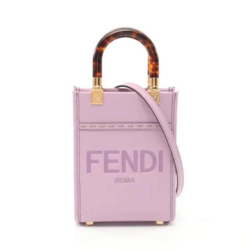 Fendi Vintage Pre-owned Laeder fendi-vskor Purple, Dam