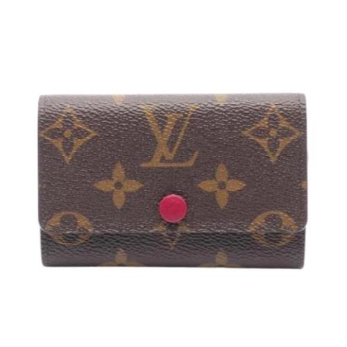 Louis Vuitton Vintage Pre-owned Laeder nyckelhllare Pink, Dam