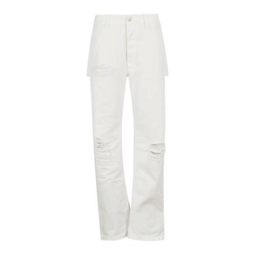 Darkpark Denim Booty Jeans White, Dam