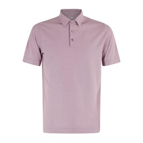 Zanone Polo Shirts Pink, Herr