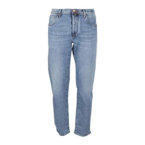 Incotex Sten Stretch Denim Jeans Blue, Herr