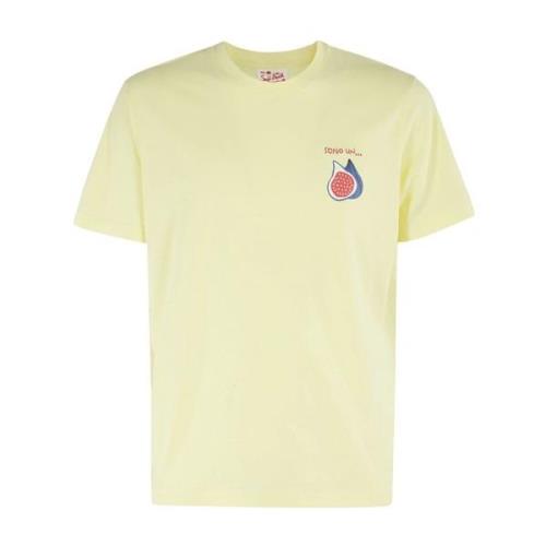 MC2 Saint Barth Klassisk Bomull T-shirt Yellow, Herr