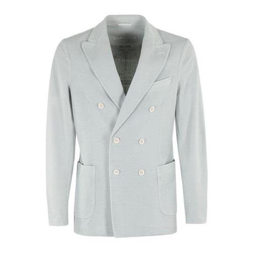 Circolo 1901 Dubbelknäppt Oxford Blazer Blue, Herr