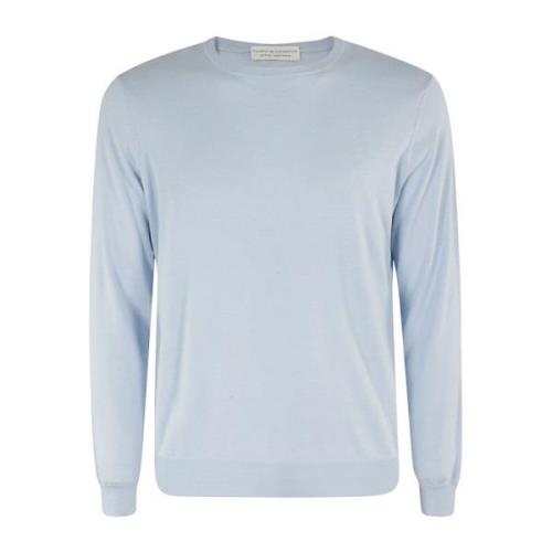 Filippo De Laurentiis Round-neck Knitwear Blue, Herr