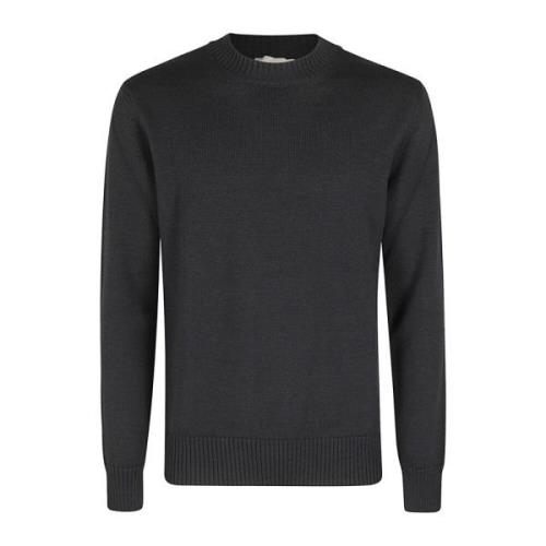 Altea Round-neck Knitwear Black, Herr