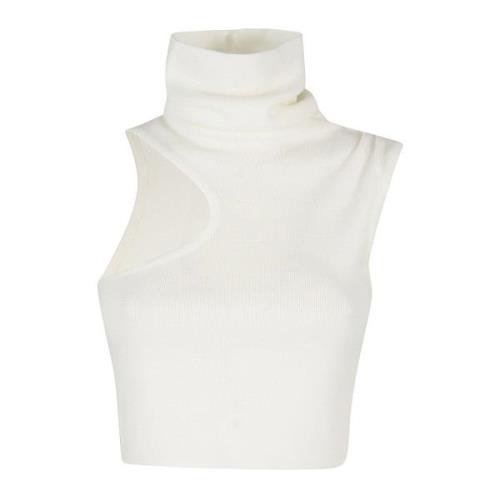 Gauge81 Satin Top White, Dam