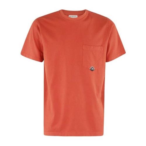 Roy Roger's Ficka T-shirt Casual Stil Red, Herr