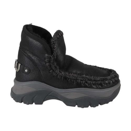 Mou Chunky Eskimo Sneaker Big Logo Black, Dam