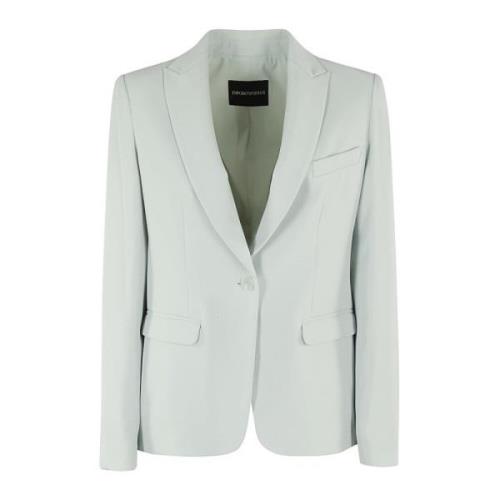 Emporio Armani Elegant Blazer för Män Green, Dam