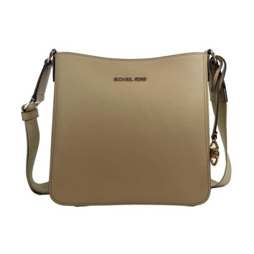 Michael Kors Kamel Messenger Väska med Flera Fickor Beige, Dam