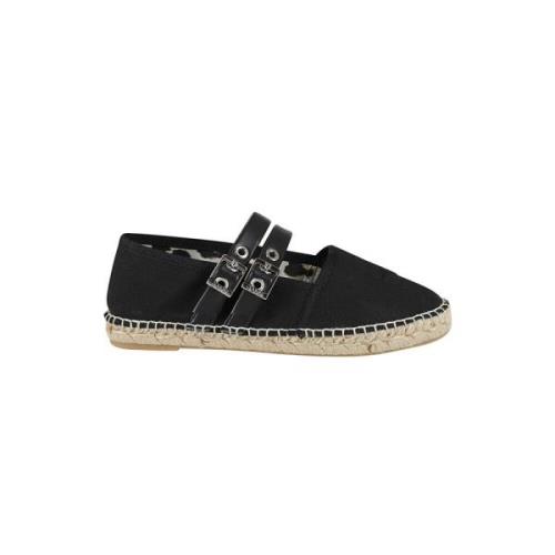 Ganni Stiliga Sommar Espadriller Skor Black, Dam