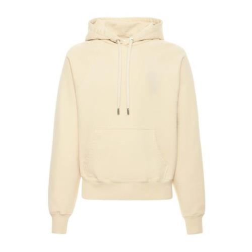 Ami Paris Stilig Sweatshirt för Män Beige, Herr