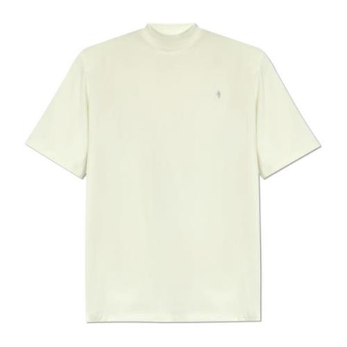 The Attico T-shirt med logotyp Green, Dam