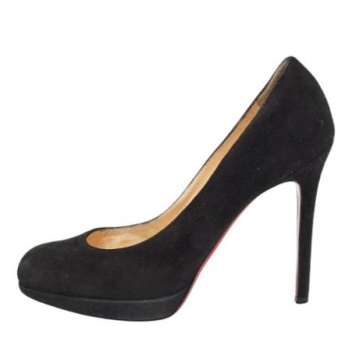 Christian Louboutin Pre-owned Pre-owned Mocka klackskor Black, Dam