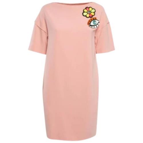 Moschino Pre-Owned Pre-owned Tyg klnningar Pink, Dam