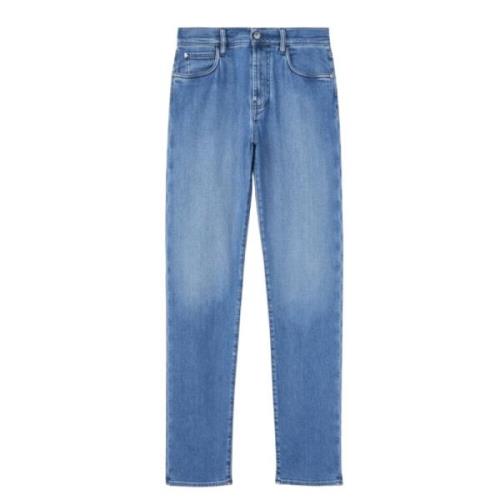 Loro Piana Japansk Azure Fem-Fickbyxor Blue, Herr