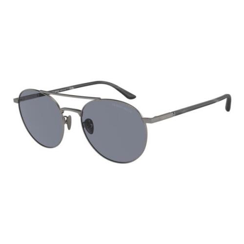 Giorgio Armani Solglasögon Ar6156 Färg 337819 Gray, Unisex