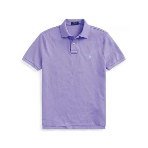 Ralph Lauren Casual Bomull T-shirt Purple, Herr