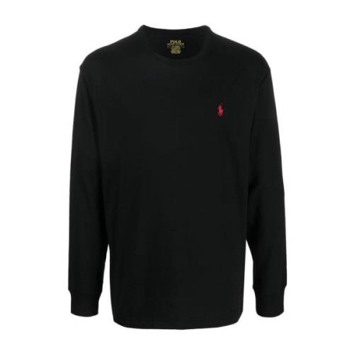 Ralph Lauren Svart Polo T-shirt Black, Herr