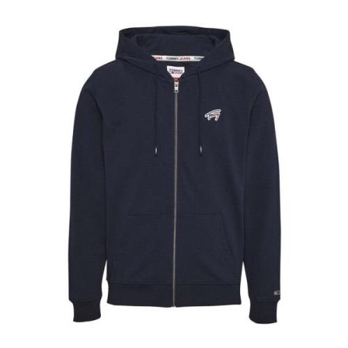 Tommy Hilfiger Herr Navy Tjm Reg Signature Zip-Thru Tommy Jeans Blue, ...