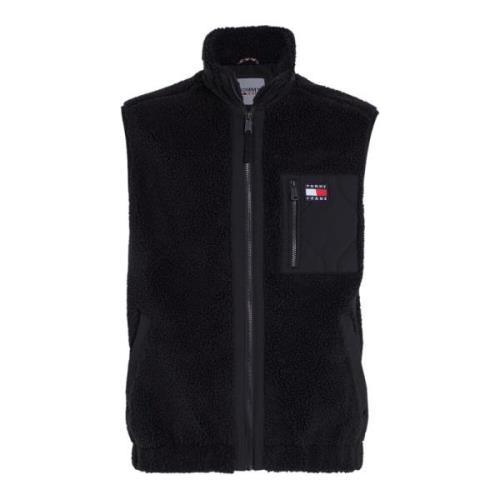 Tommy Hilfiger Svarta Sherpa Kappor Black, Herr