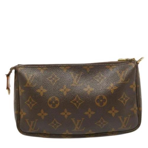 Louis Vuitton Vintage Pre-owned Canvas kuvertvskor Brown, Dam