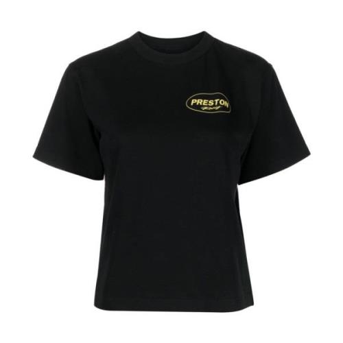 Heron Preston Racing Logo-Print T-shirt Black, Dam