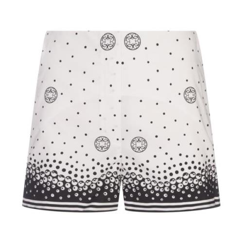 Elie Saab Vita Silke Polka Dot Shorts Multicolor, Dam