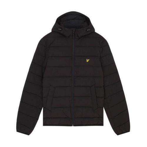 Lyle & Scott Lättvikts Pufferjacka Svart Black, Herr