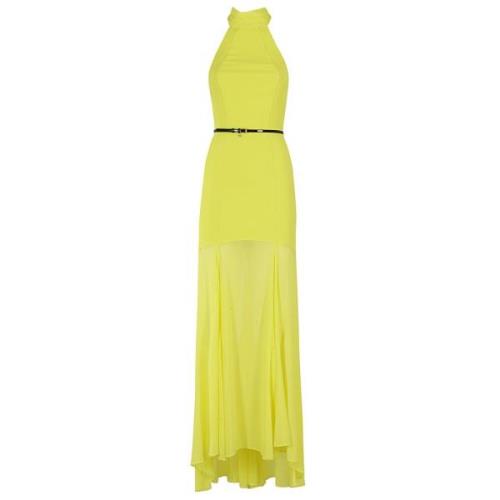 Elisabetta Franchi Elegant Klänning för Speciella Tillfällen Yellow, D...