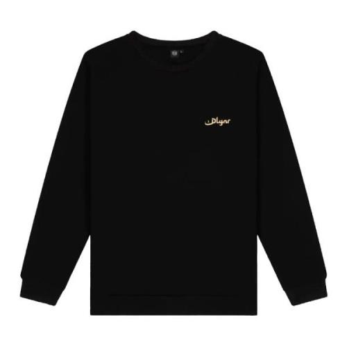 Dolly Noire Persisk Matta Crewneck Sweatshirt Black, Herr