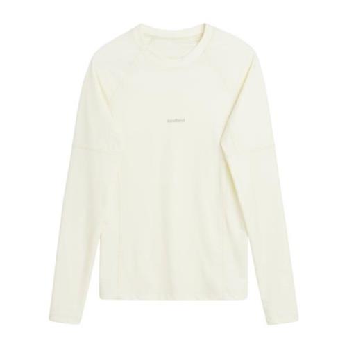 Soulland Tight-fit simtopp med raglanärmar White, Unisex