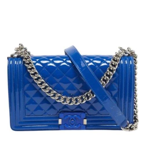 Chanel Vintage Pre-owned Laeder chanel-vskor Blue, Dam