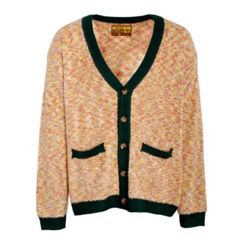 Brain Dead Randig Cardigan med V-ringning Multicolor, Herr