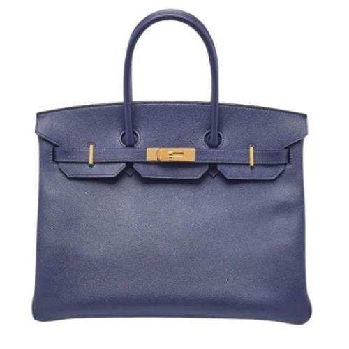 Hermès Vintage Pre-owned Laeder totevskor Blue, Dam