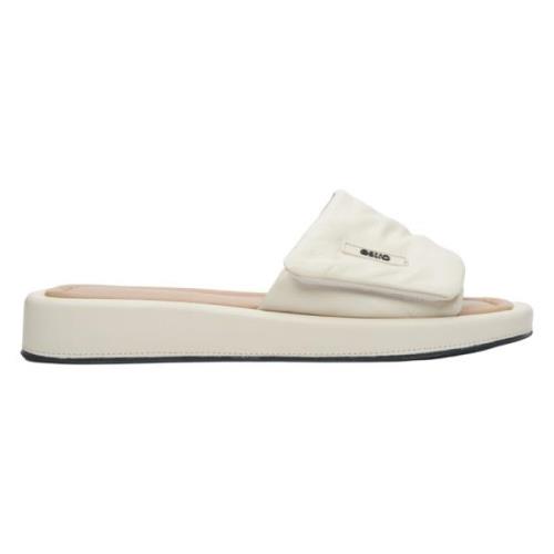 Estro Kvinnors Ljus Beige Slide Sandaler Er00113107 Beige, Dam