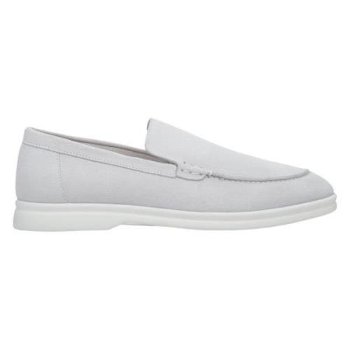 Estro Kvinnors Ljusgrå Mocka Loafers Er00112379 Gray, Dam