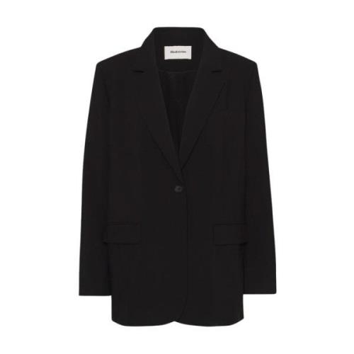 Modström Avslappnad Passform Svart Blazer Black, Dam