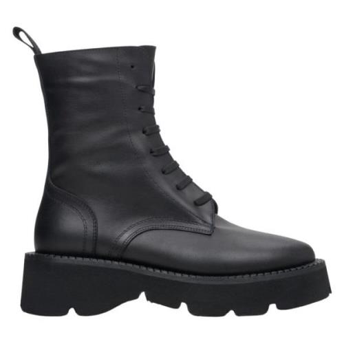 Estro Kvinnors Svarta Ankelboots tillverkade av Äkta Läder Er00113811 ...