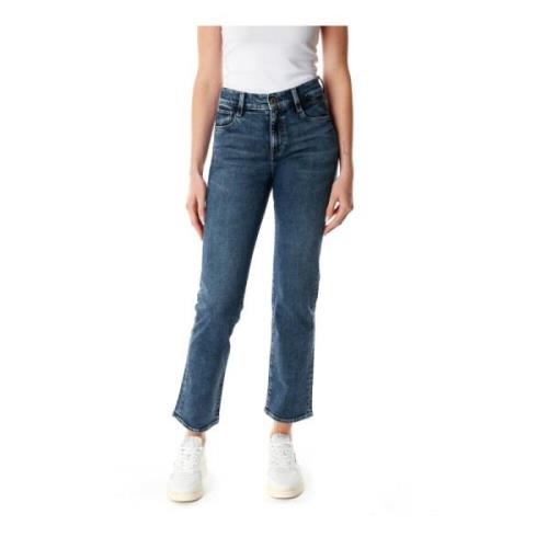 G-star Högmidjade Straight Fit Jeans Blue, Dam