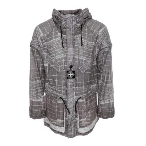 Stone Island Light Jackets Gray, Herr