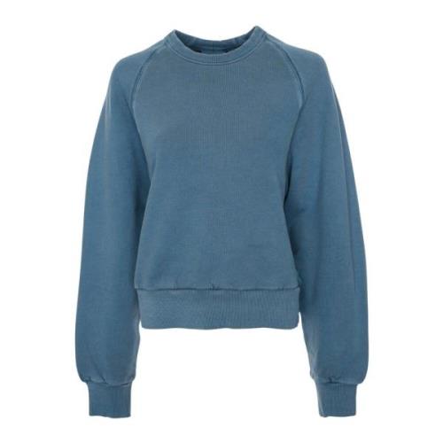 Carhartt Wip Tung Bomullsweatshirt Blue, Dam