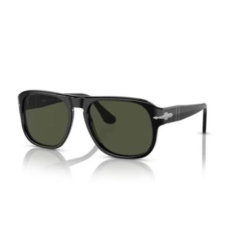 Persol Snygga Solglasögon med Klassisk Design Black, Unisex