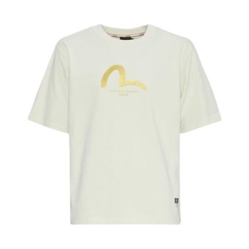 Evisu Kortärmade T-shirts och Polos Beige, Herr