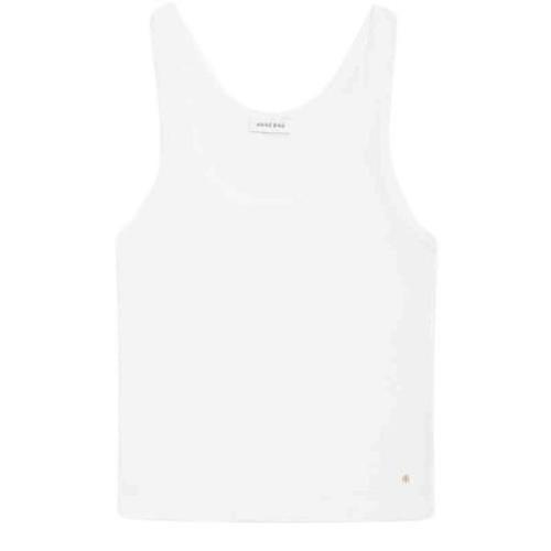 Anine Bing Mjuk Cashmere Blend Tank Top White, Dam