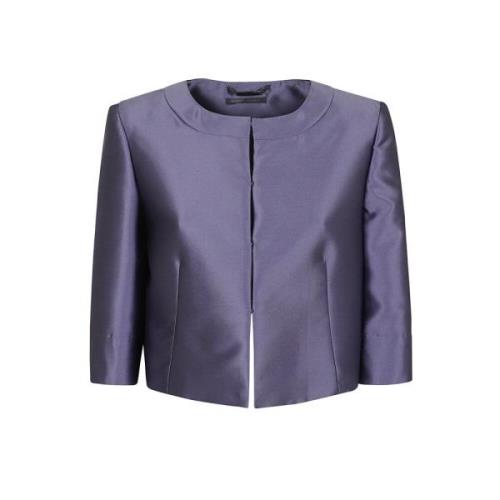 Alberta Ferretti Rosa & Lila Jacka Ss24 Purple, Dam