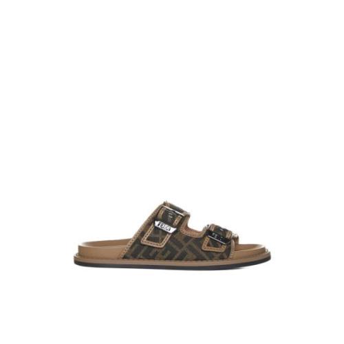 Fendi Snygga Sandaler Multicolor, Herr